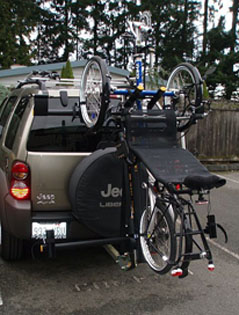 car bike rack for tricycle